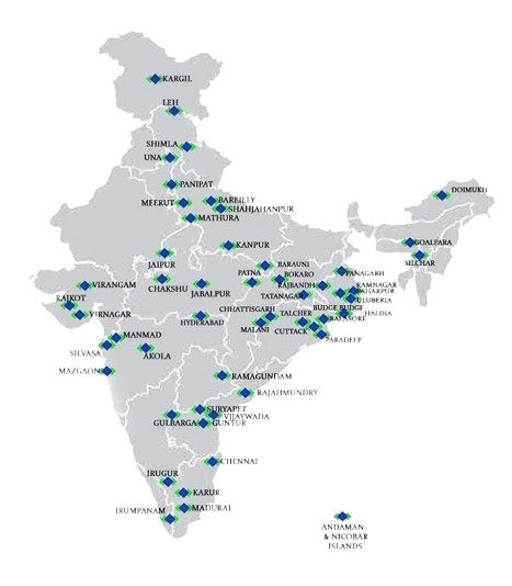 Project Locations Map